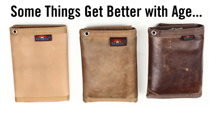 Rainbow Leather Wallets