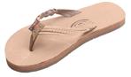 Kids Flirty Braidy - Single Layer Premier Leather with a Braided Strap