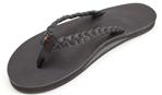 Twisted Sister - Single Layer Classic Leather with Arch Support and a Double Braided Strap
