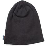 Black Knitted Beanie - 100% Draylon Acrylic