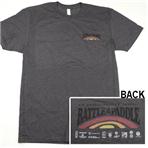 5th Annual Battle of the Paddle CA 2012 - T-Shirt - Charcoal