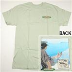 Cotton T-Shirt/ Gerry Lopez Serene Green